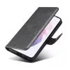 Samsung S22+ Plus Elegant mágneses bőr fliptok fekete-9145576240786 9 kép