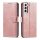 Samsung S22+ Plus Elegant mágneses bőr fliptok pink-9145576240809 16 kép