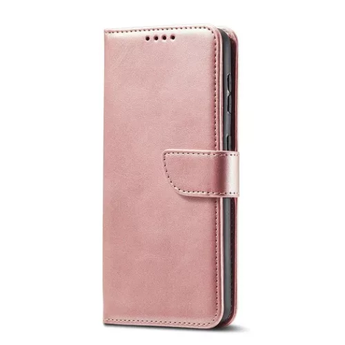 Samsung S22+ Plus Elegant mágneses bőr fliptok pink-9145576240809 5 kép