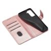 Samsung S22+ Plus Elegant mágneses bőr fliptok pink-9145576240809 7 kép
