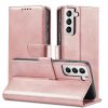 Samsung S22+ Plus Elegant mágneses bőr fliptok pink-9145576240809 9 kép