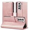 Samsung S22+ Plus Elegant mágneses bőr fliptok pink-9145576240809 9 kép