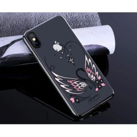 iPhone XS MAX Kingxbar Swan tok Swarovski kristály díszítéssel fek-6959003533548 2 kép