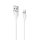 Borofone BX19 Benefit USB - Lightning kábel 2.4A 1m fehér-6931474701763 4 kép