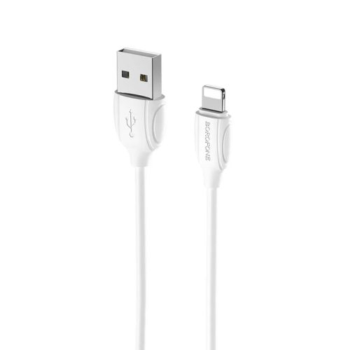 Borofone BX19 Benefit USB - Lightning kábel 2.4A 1m fehér-6931474701763 4 kép