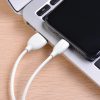 Borofone BX19 Benefit USB - Lightning kábel 2.4A 1m fehér-6931474701763 2 kép