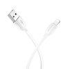 Borofone BX19 Benefit USB - Lightning kábel 2.4A 1m fehér-6931474701763 5 kép