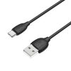 Borofone BX19 Benefit USB - USB Type-C kábel 3A 1m fekete-6931474701794 4 kép