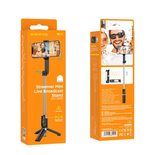 Borofone BY9 Streamer Selfie bot és tripod bluetooth távirányítóv-6974443382914 4 kép