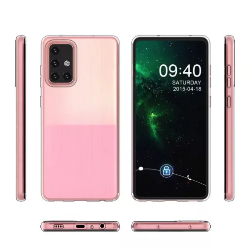 Samsung Galaxy A73 Ultravékony 0.5mm TPU tok átlátszó-9145576241967 4 kép