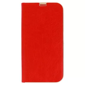 Huawei P10 Lite Book fliptok kerettel piros-5900217911166 2 kép