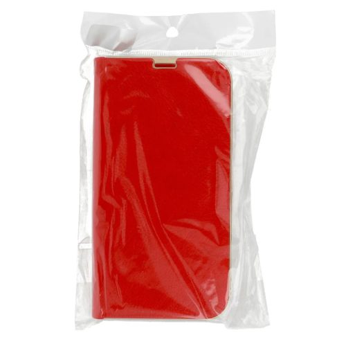 Samsung Galaxy S22+ Plus Book fliptok kerettel piros