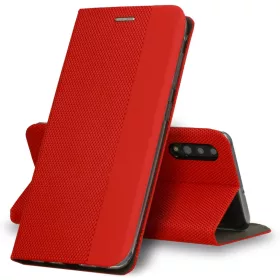 Samsung Galaxy S22+ Plus Vennus Sensitive fliptok piros-5900217900474 1 kép