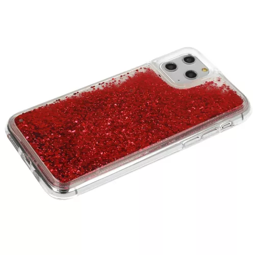 Samsung Galaxy A73 5G Liquid folyékony flitteres tok piros-5900217927037 1 kép