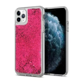   Samsung Galaxy A73 5G Liquid folyékony flitteres tok rózsaszín