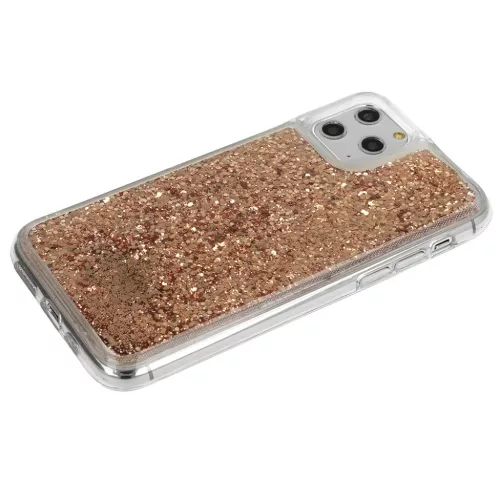 Samsung Galaxy A73 5G Liquid folyékony flitteres tok arany-5900217927068 2 kép