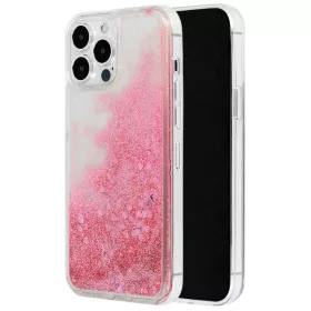 Samsung Galaxy A73 5G Liquid Heart folyékony flitteres tok világos r-5900217919612 3 kép
