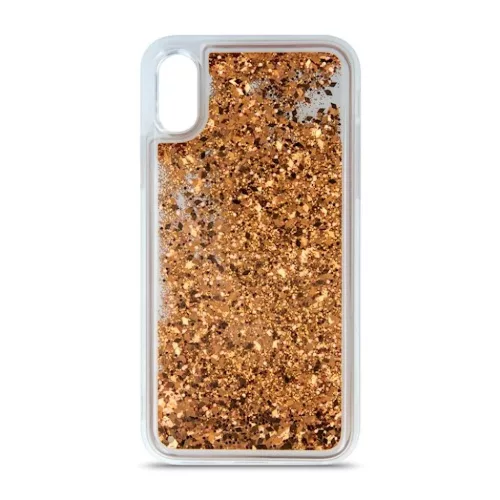 Xiaomi Redmi 9C Liquid Sparkle folyékony flitteres tok arany-5900495961310 3 kép
