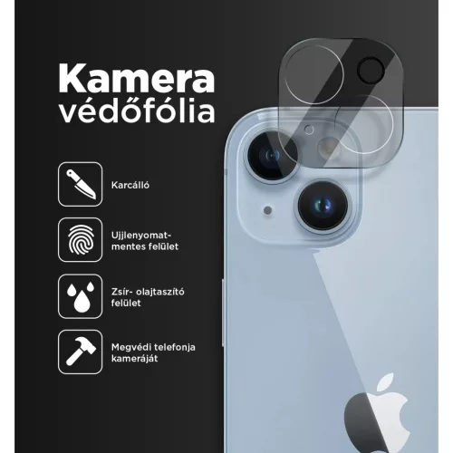 iPhone 11 kamera lencse védő üvegfólia 3D 1db Alphajack- 3 kép