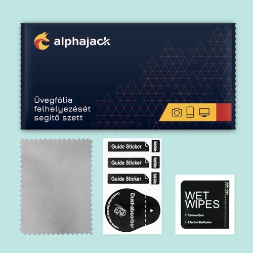 Üvegfólia felhelyező szett 3in1 Alphajack-5999860199731 1 kép