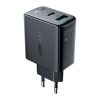Acefast A5 fali töltő USB Type C / USB 32W PPS PD QC 3.0 AFC FCP fekete