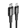 Acefast C1-01 MFI USB Type C - Lightning kábel 1.2m 30W 3A fekete-6974316280484 7 kép