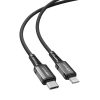 Acefast C1-01 MFI USB Type C - Lightning kábel 1.2m 30W 3A fekete-6974316280484 1 kép