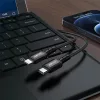 Acefast C1-01 MFI USB Type C - Lightning kábel 1.2m 30W 3A fekete-6974316280484 2 kép