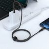 Acefast C1-01 MFI USB Type C - Lightning kábel 1.2m 30W 3A fekete-6974316280484 3 kép