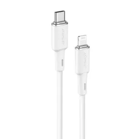 Acefast C2-01  MFI USB Type C - Lightning kábel 1,2m 30W 3A fehér-6974316280651 3 kép