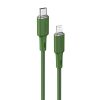 Acefast C2-01  MFI USB Type C - Lightning kábel 1,2m 30W 3A olivazöl-6974316280675 1 kép