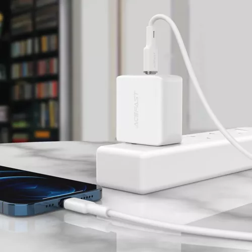 Acefast C2-01  MFI USB Type C - Lightning kábel 1,2m 30W 3A olivazöl-6974316280675 4 kép