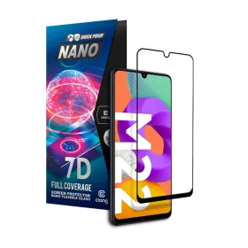 Samsung Galaxy M22 Crong 7D Nano rugalmas üveg hibrid képernyővéd�-5904310701181 3 kép