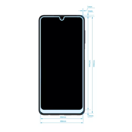 Samsung Galaxy M22 Crong 7D Nano rugalmas üveg hibrid képernyővéd�-5904310701181 1 kép