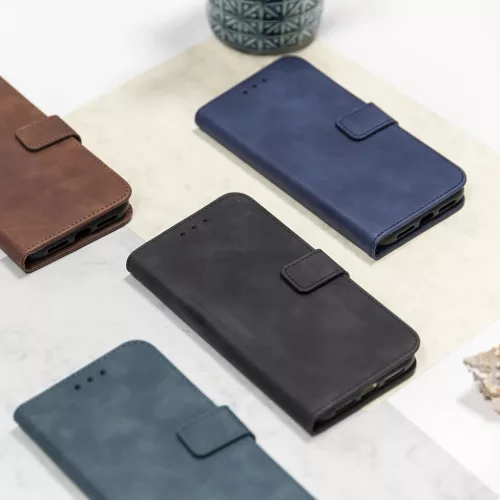 Samsung Galaxy A13 5G Smart Velvet Mágneses fliptok barna-5900495960931 3 kép