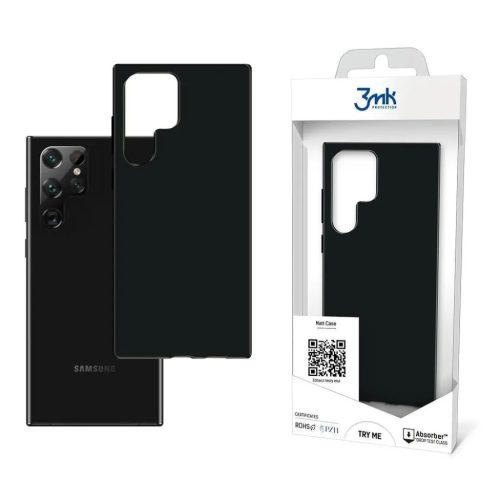 Samsung S22 Ultra 3MK matt tok fekete-5903108445085 1 kép