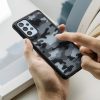 Samsung Galaxy A73 Ringke Fusion Matte TPU tok terepmintás fekete-8809848205378 4 kép