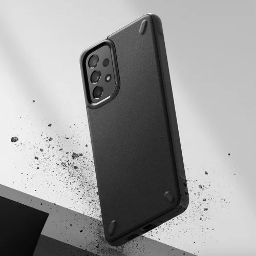 Samsung Galaxy A73 Ringke Onyx fokozott védelmet nyújtó tok fekete-8809848207211 1 kép