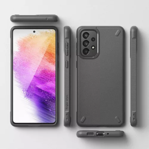 Samsung Galaxy A73 Ringke Onyx fokozott védelmet nyújtó tok szürke-8809848207242 3 kép