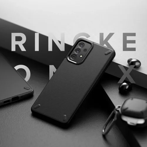 Samsung Galaxy A73 Ringke Onyx fokozott védelmet nyújtó tok szürke-8809848207242 6 kép