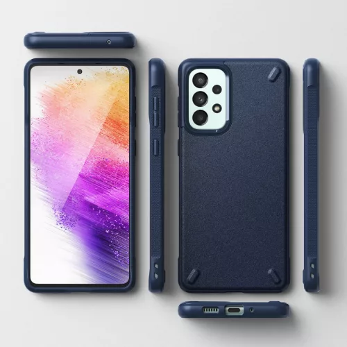 Samsung Galaxy A73 Ringke Onyx fokozott védelmet nyújtó tok sötét-8809848207273 3 kép