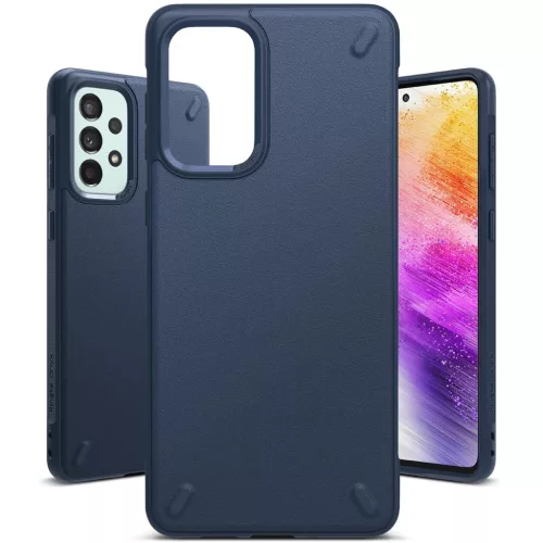Samsung Galaxy A73 Ringke Onyx fokozott védelmet nyújtó tok sötét-8809848207273 5 kép