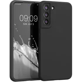 Samsung S22 Plus fekete szilikon TPU tok shockproof