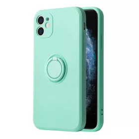 Samsung Galaxy A03S Vennus szilikon tok hátlapi gyűrűvel türkiz-5900217928294 3 kép