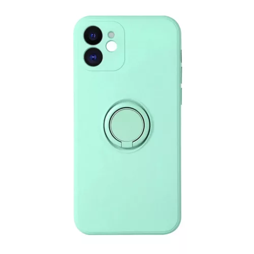 Samsung Galaxy A03S Vennus szilikon tok hátlapi gyűrűvel türkiz-5900217928294 5 kép