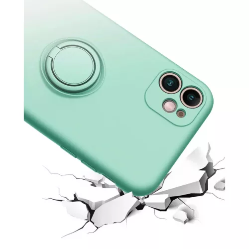 Samsung Galaxy A03S Vennus szilikon tok hátlapi gyűrűvel türkiz-5900217928294 8 kép