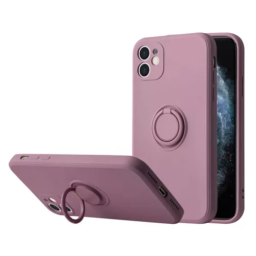 Samsung Galaxy A03S Vennus szilikon tok hátlapi gyűrűvel lila-5900217928133 9 kép