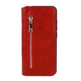 iPhone Xr Business ZIP fliptok kártyatartóval piros-5900217270003 1 kép