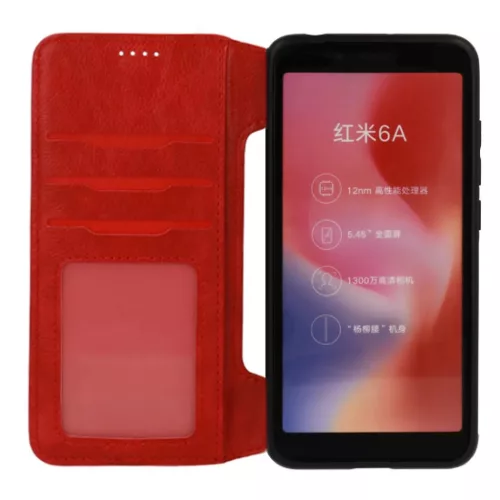 iPhone Xr Business ZIP fliptok kártyatartóval piros-5900217270003 4 kép