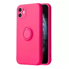 Samsung Galaxy A03S Vennus szilikon tok hátlapi gyűrűvel rózsaszí-5900217928171 1 kép